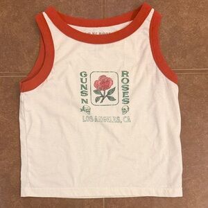 Kids Tank Top - White and Red